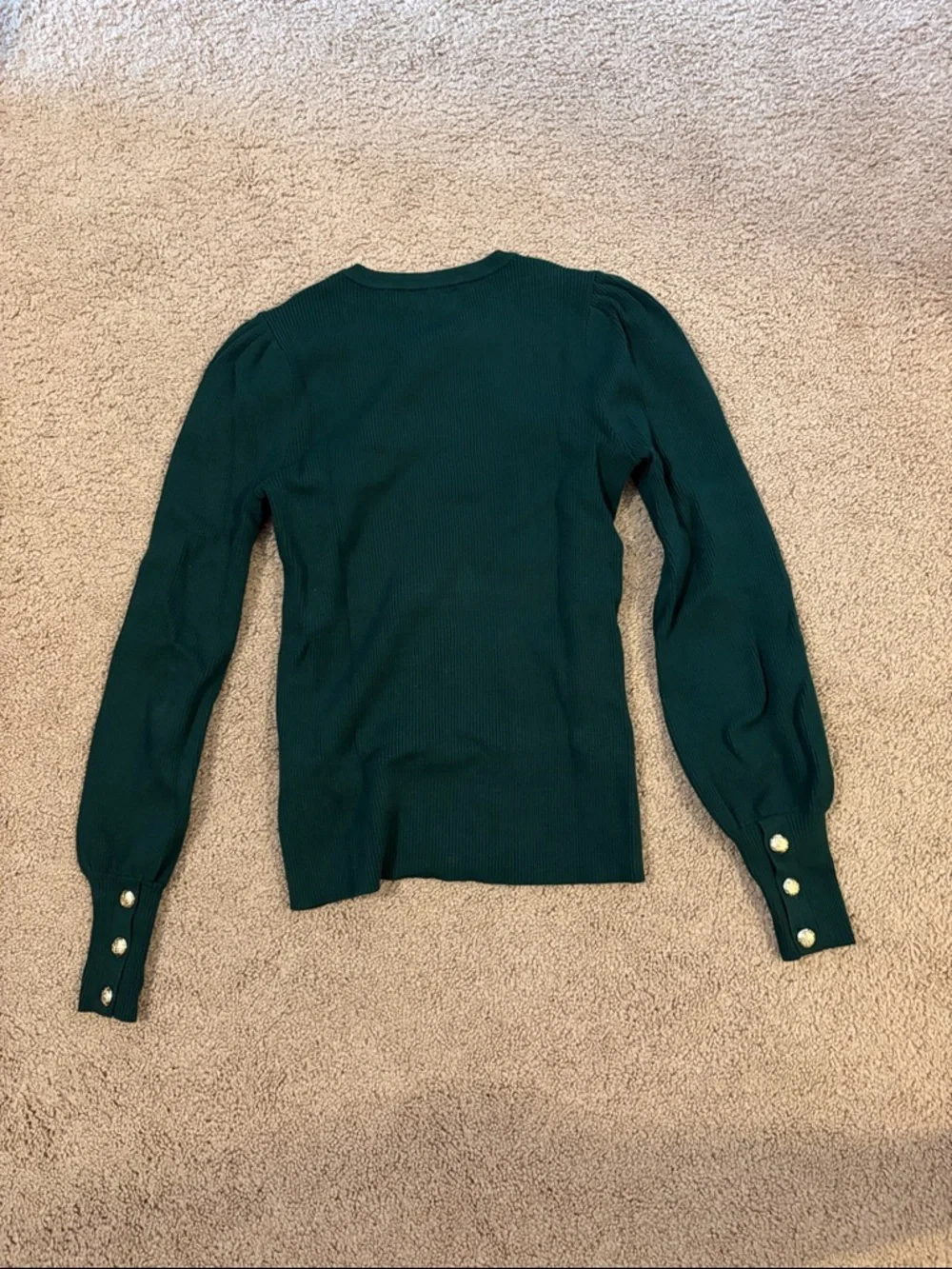 Ralph Lauren Ribbed Button Top - Picture 5 of 5